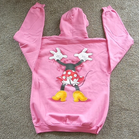 Disney World Pink Minnie Mouse Hoodie XL - Picture 2 of 3